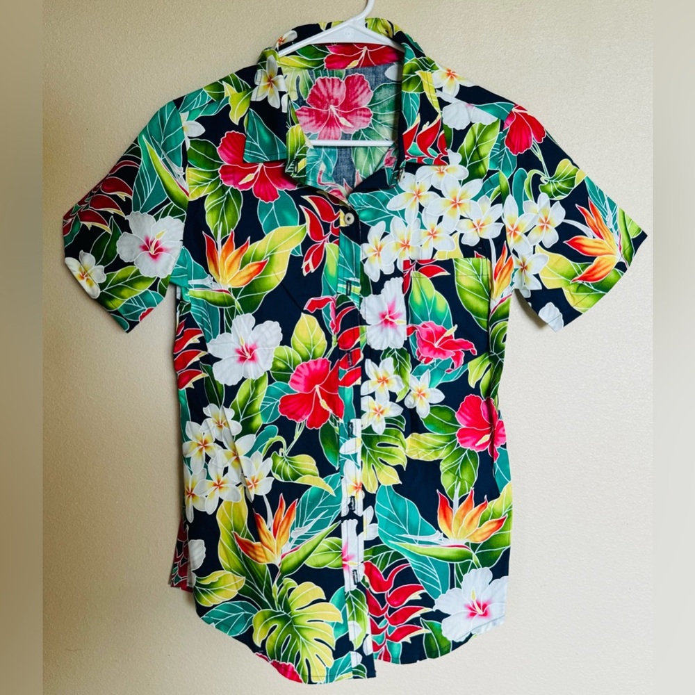Handmade Floral Aloha Print Shirt